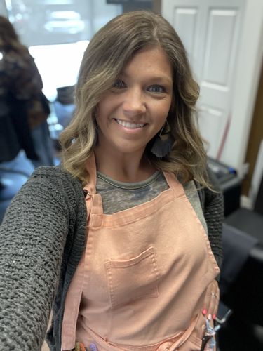 Customer photo review of Pink Bliss Apron (Pre Order)