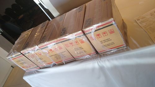 Customer photo review of Cesta Básica Econômica Kit