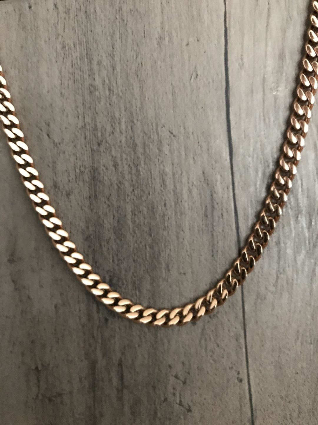 Customer photo review of 5mm Stainless Steel Cuban Link Chain Necklace