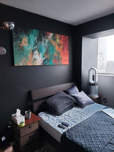Customer photo review of 'Creative Space' Framed Canvas (55" x 27.25")