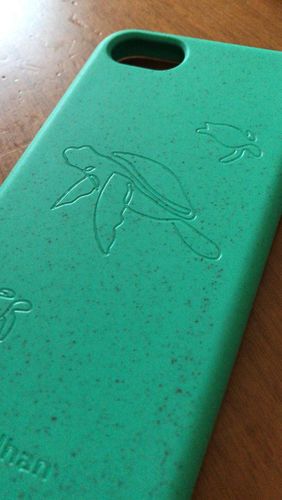 Customer photo review of Eco Friendly iPhone  6/6S/7/8/SE (2nd Gen) Phone Case - Turtle in Turquoise