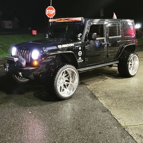 Customer photo review of Aerolidz Light Bar Cover - 50” 52” - Clear -  Dual Row
