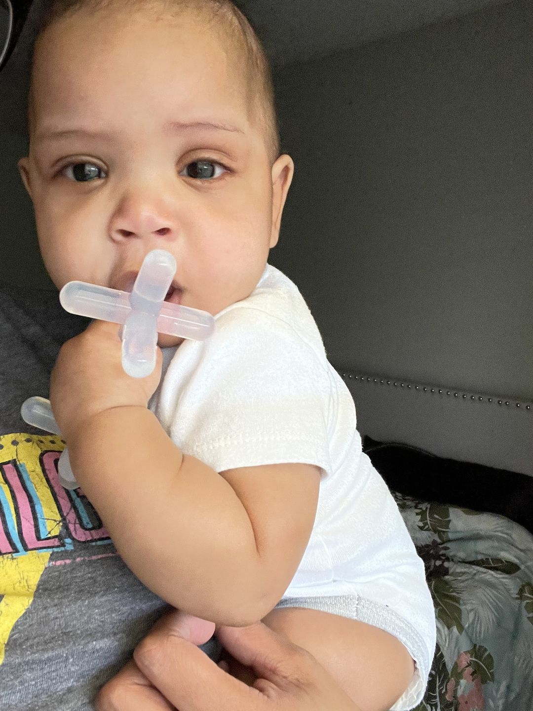 Customer photo review of moonjax® baby teether