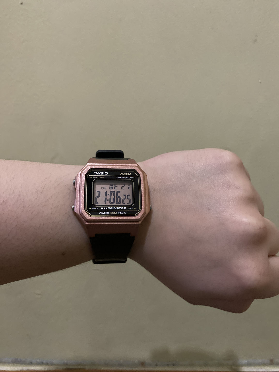 Customer photo review of Reloj Casio Vintage W-217HM-5AVDF Rosado