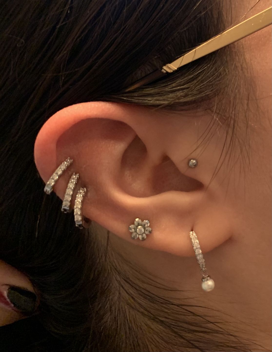 Customer photo review of ARGOLLAS POLAR BAÑADAS EN ORO BLANCO
