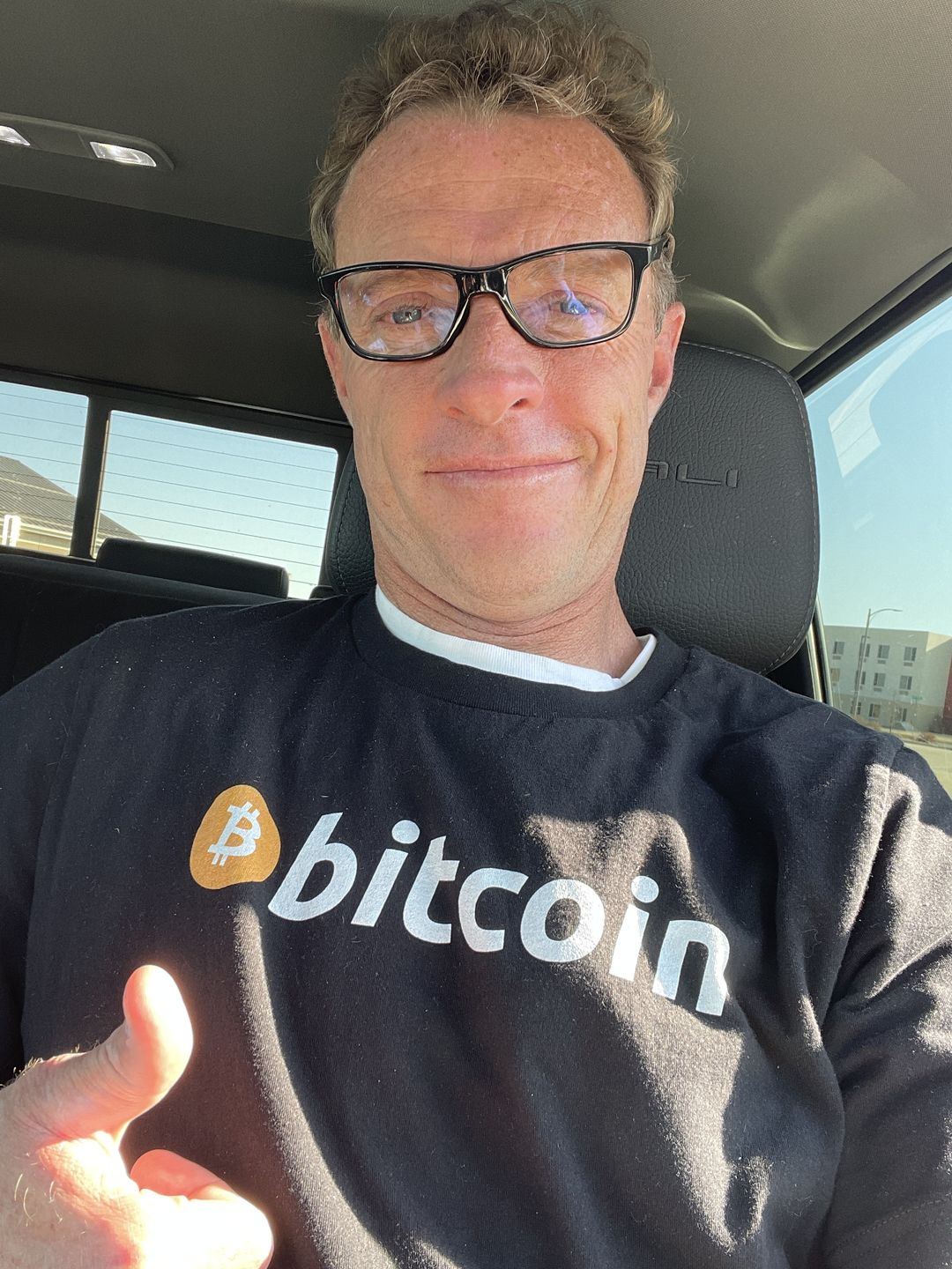 Customer photo review of Bitcoin Classic Unisex T-Shirt