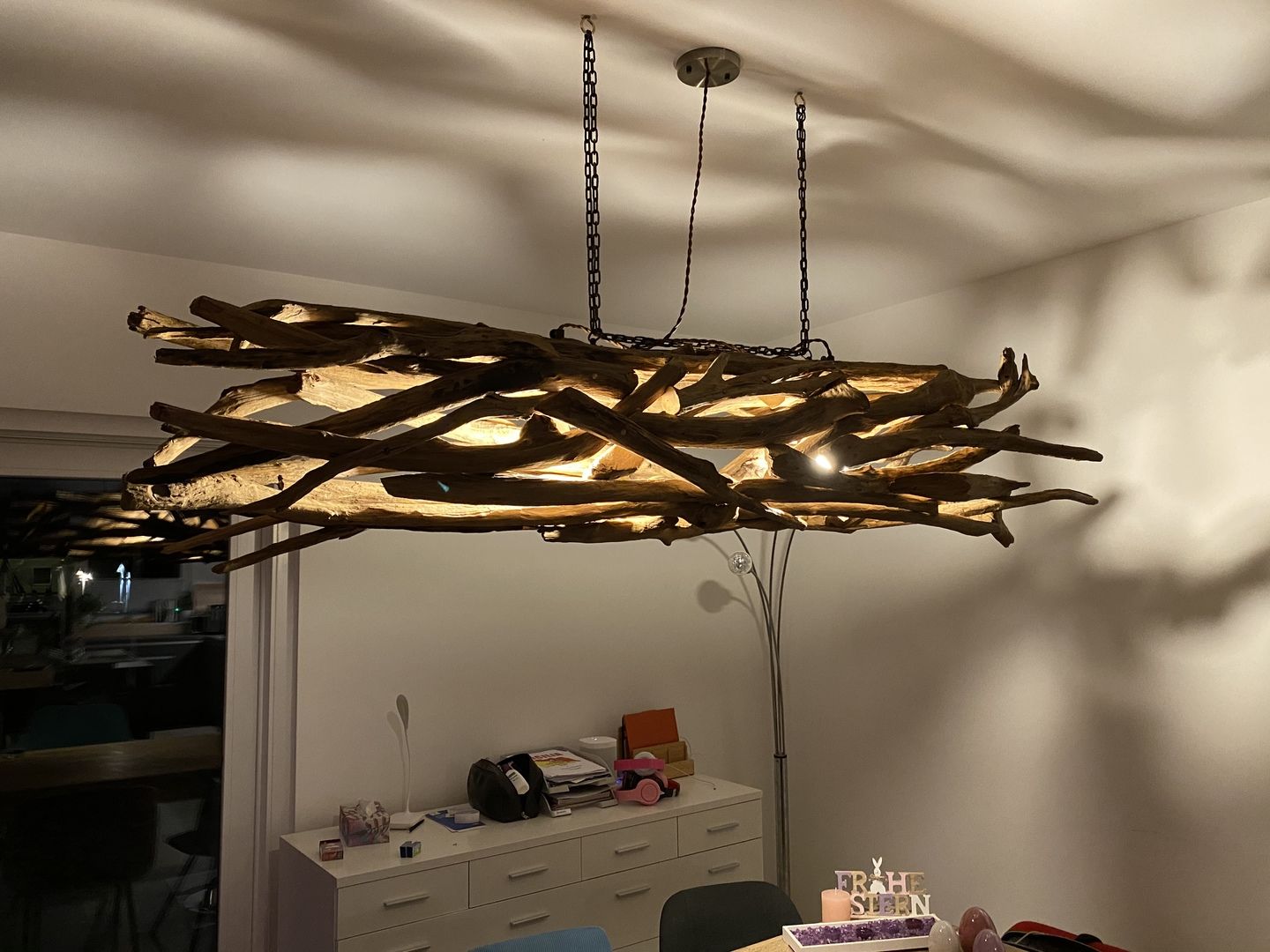 Customer photo review of BLUMA Wurzel Deckenlampe 100-120cm
