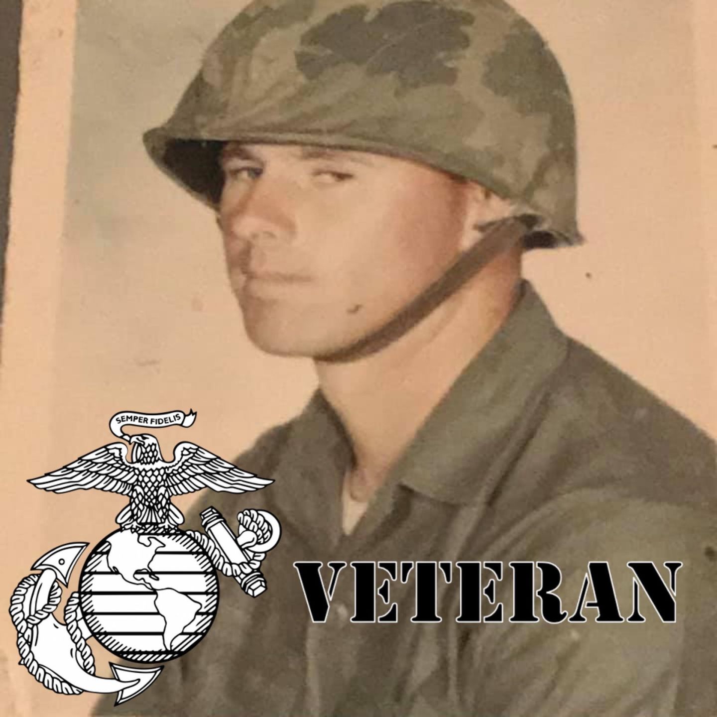 Customer photo review of Vietnam Veteran Pin