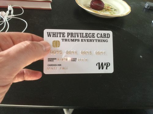 Customer photo review of White Privilege Card