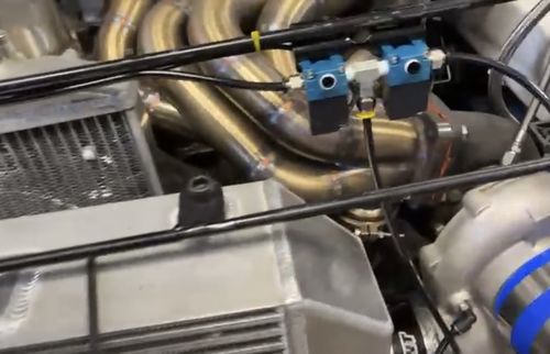 Customer photo review of Mac Valve (Holley CO2 Boost Control Solenoid) Straight Solenoid Mounting Bracket