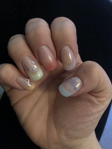 Customer photo review of Cotton-Candy "Qikgel" Nail Builder GelKit (12 Colors)