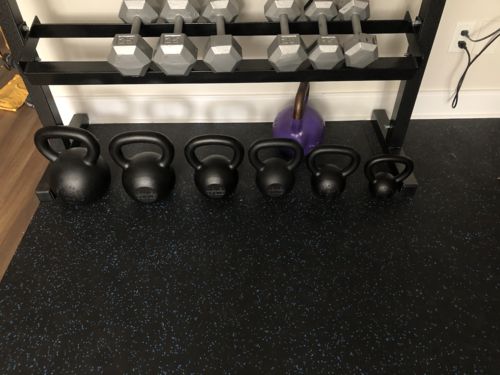 Customer photo review of 16kg / 35lbs E-coated Cast Iron Kettlebell