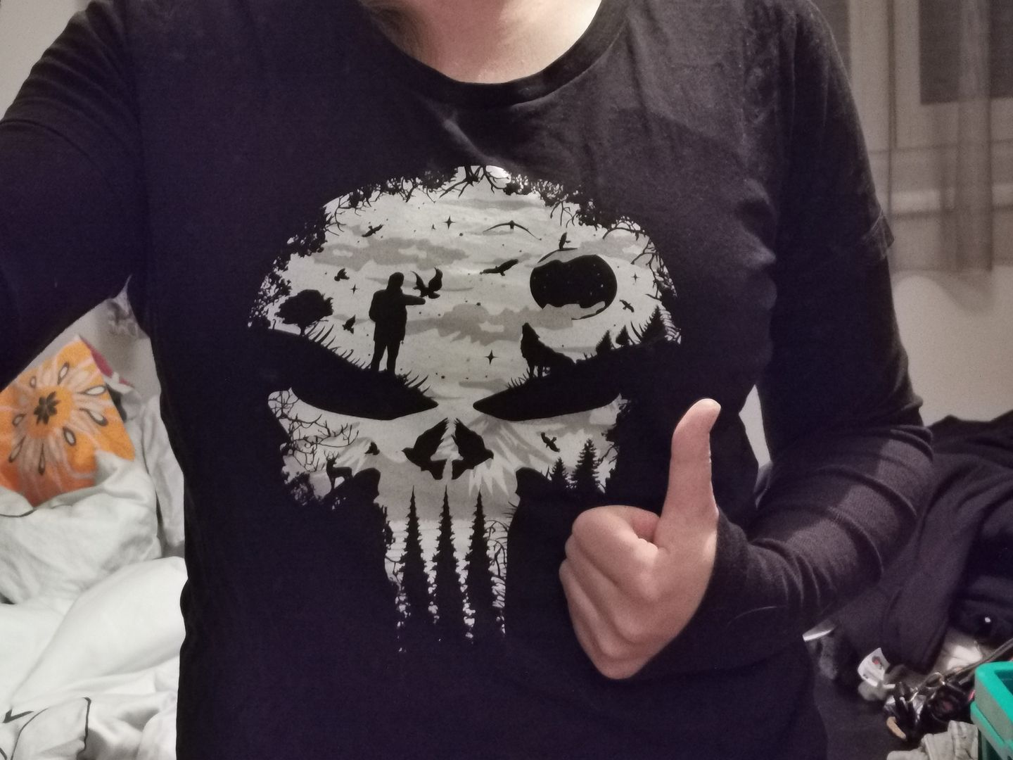 Customer photo review of Nature Skull - Bio Damen Shirt