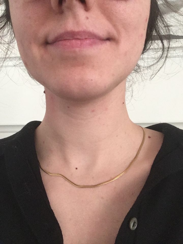 Customer photo review of Manasa necklace (length selection)