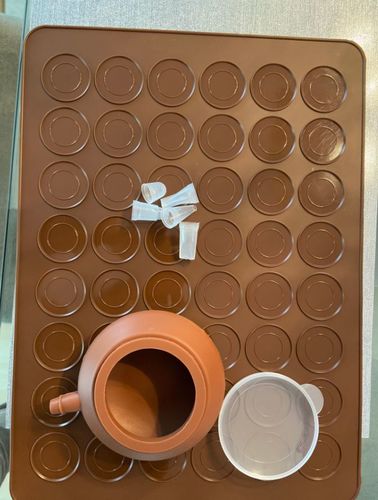 Customer photo review of Tapis Macaron Silicone - 30/48 empreintes