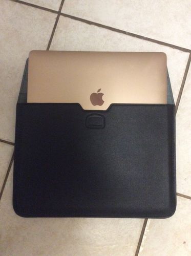 Customer photo review of Leather Brown  - Macbook Sleeve -  Macbook Air Pro Retina 13" inch  + Free Keyboard Cover