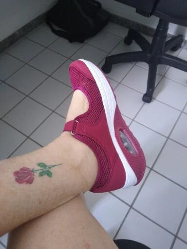 Customer photo review of Kafa™ Women's Stretchable Breathable Lightweight Walking Shoes