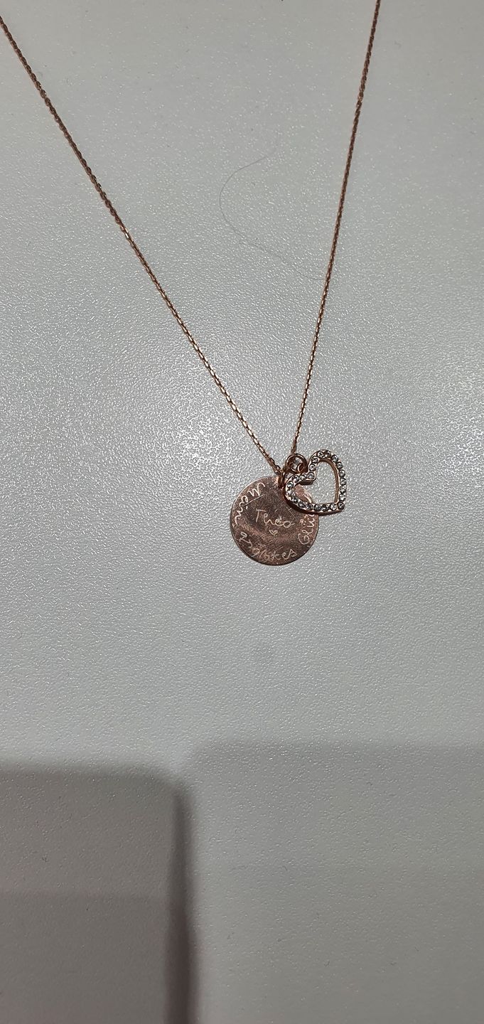 Customer photo review of Anhänger "Zartes Gravurplättchen rund"