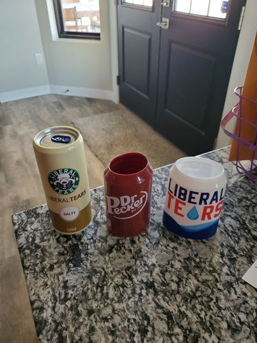 Customer photo review of Liberal Tears  Slim Can Beersy Sleeve