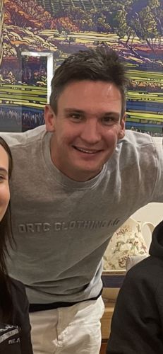 Customer photo review of Embossed Logo Crew Marle Grey