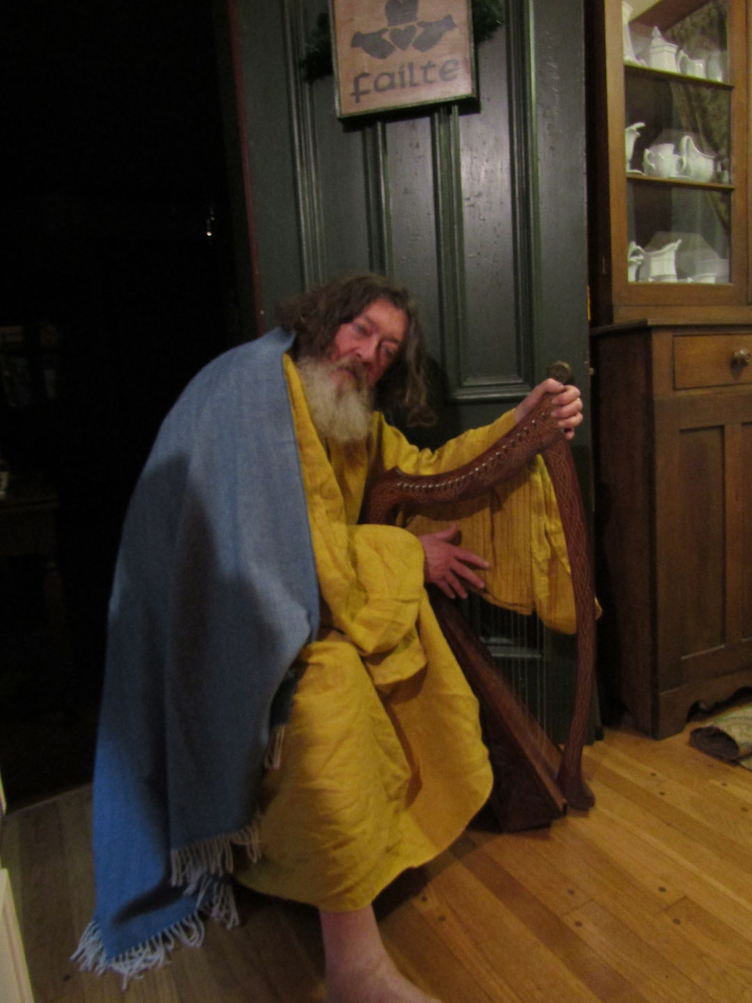 Customer photo review of 100% Pure New Wool Irish Herringbone Throws