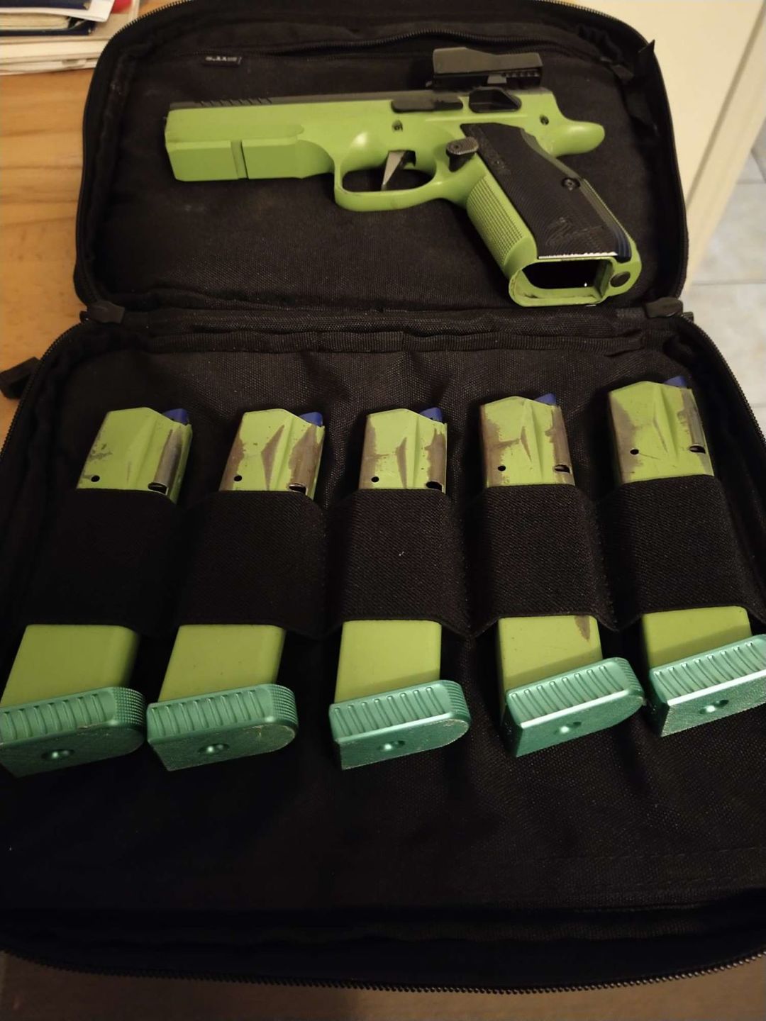 Customer photo review of CZ Shadow 2/SP01 Mec-Gar Magazine Base Pad IPSC Production Division