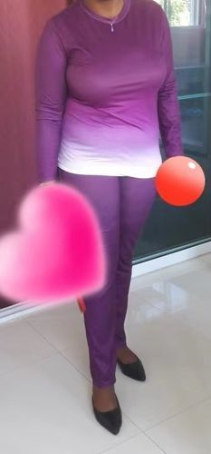 Customer photo review of Fashion Casual O Neck Long Sleeve Regular Sleeve Gradual Change Print Plus Size Set