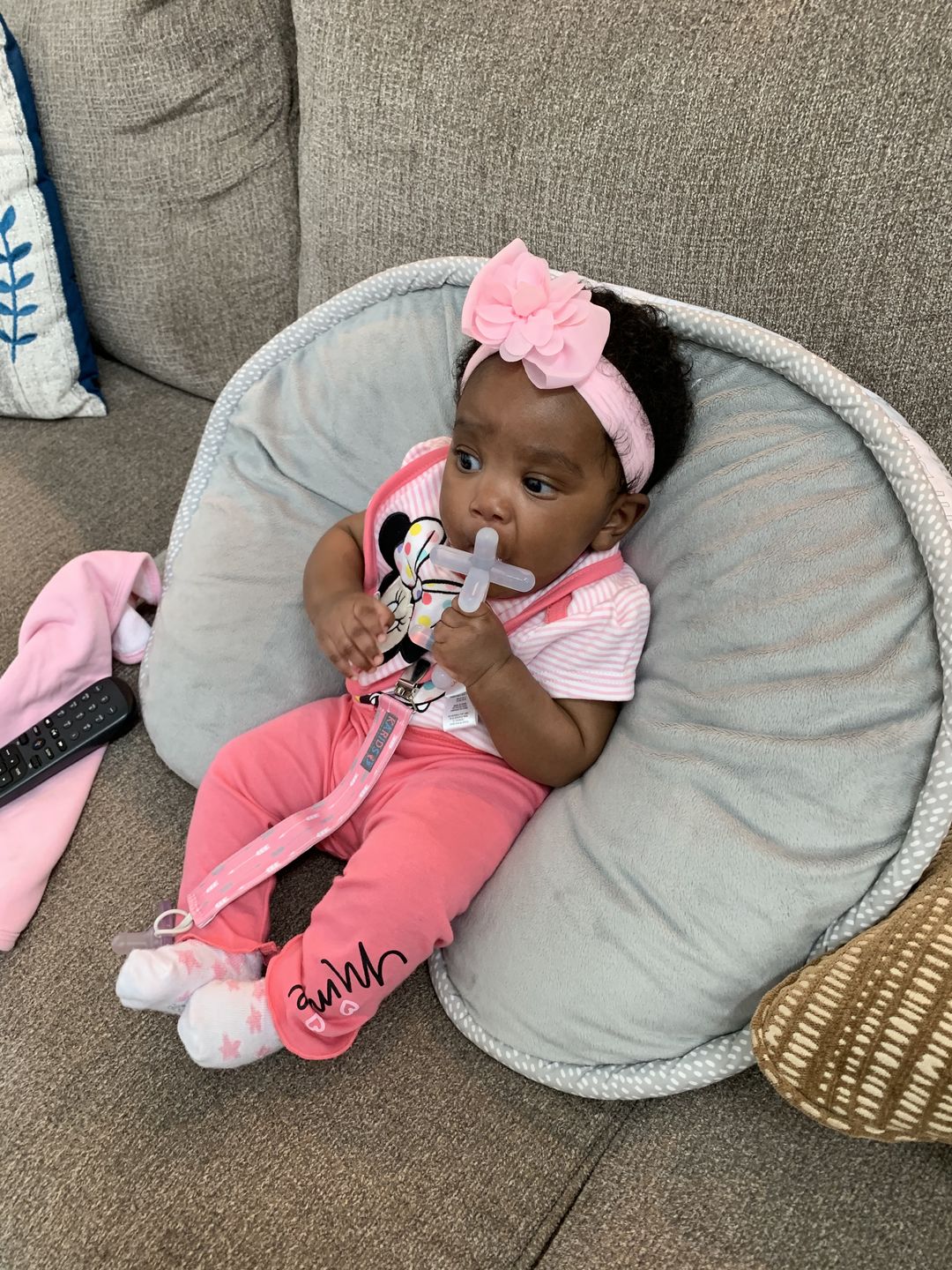 Customer photo review of moonjax® baby teether 2-pack
