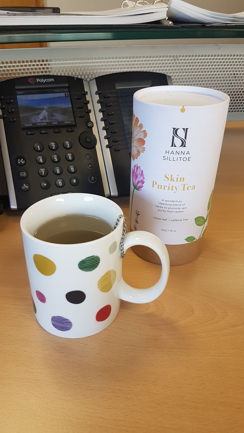 Customer photo review of Skin Purity Tea