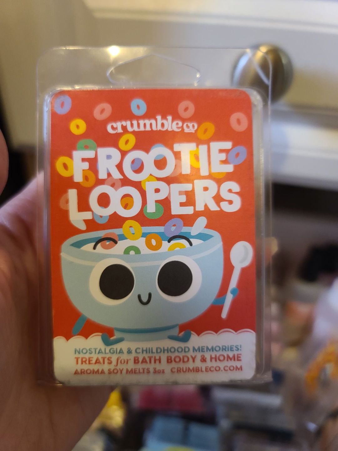 Customer photo review of Frootie Loopers Wax Melts