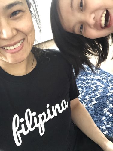 Customer photo review of Filipina Print T-Shirt