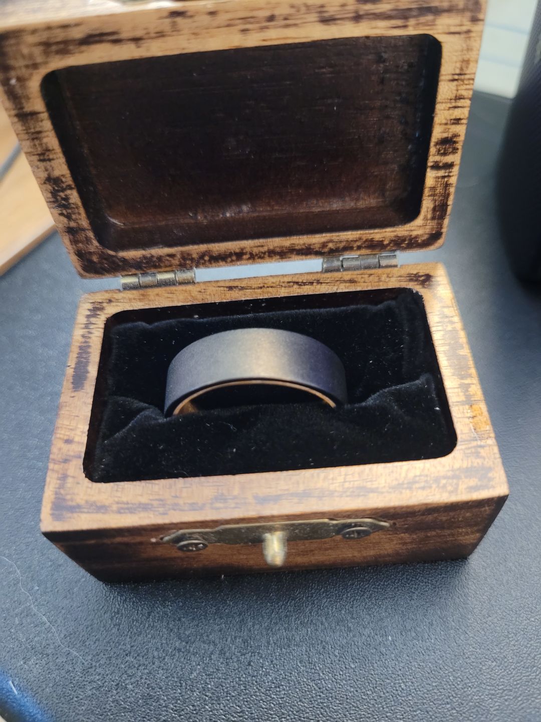 Customer photo review of Bourbon Barrel Ring