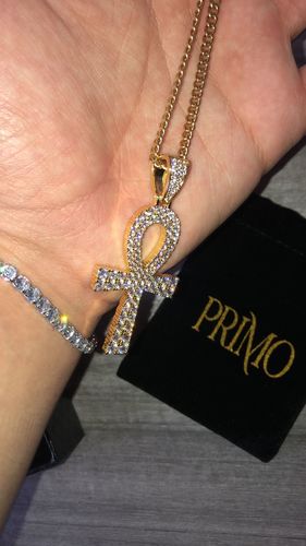 Customer photo review of Pendente Icy Ankh - Oro