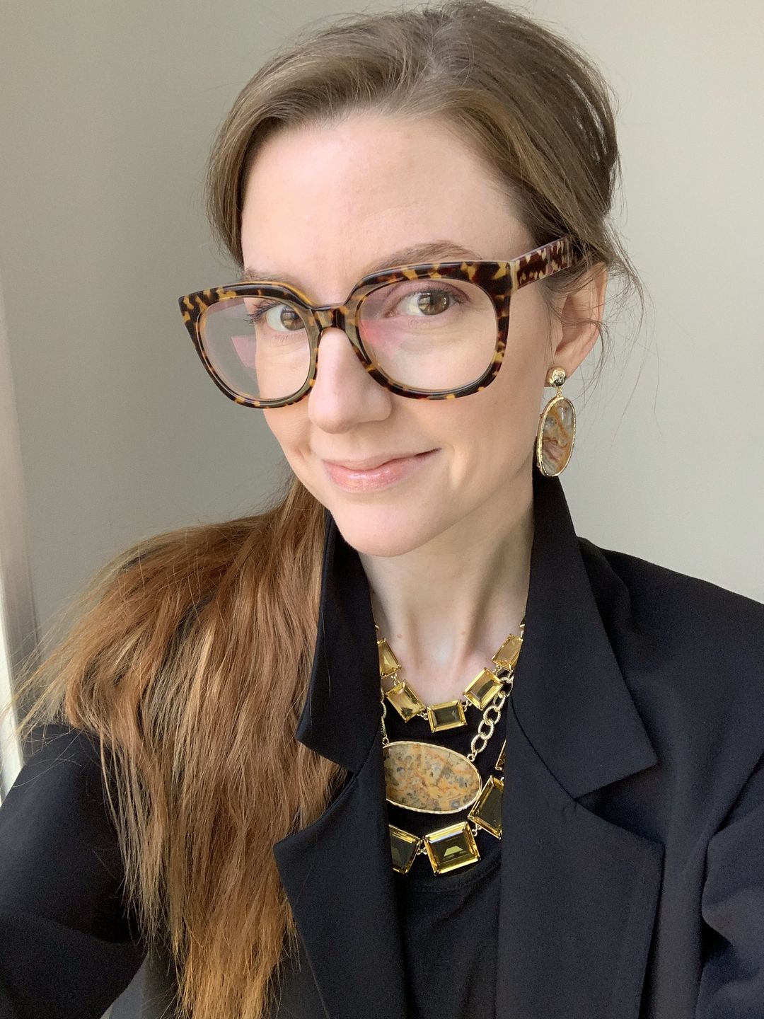 Customer photo review of Heidi Daus®"The Devil Wears Heidi" Crystal Petite Necklace