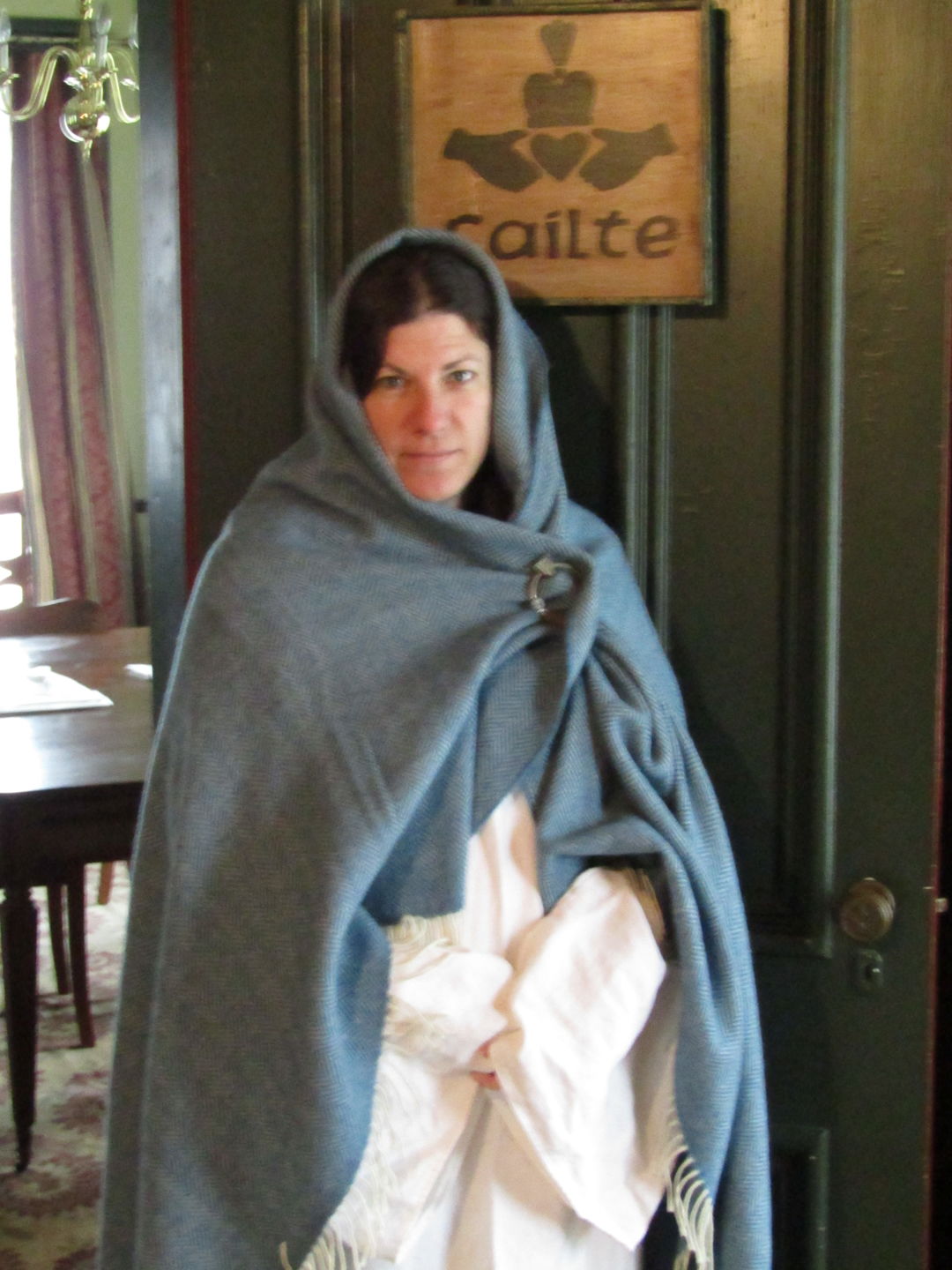 Customer photo review of 100% Pure New Wool Irish Herringbone Throws