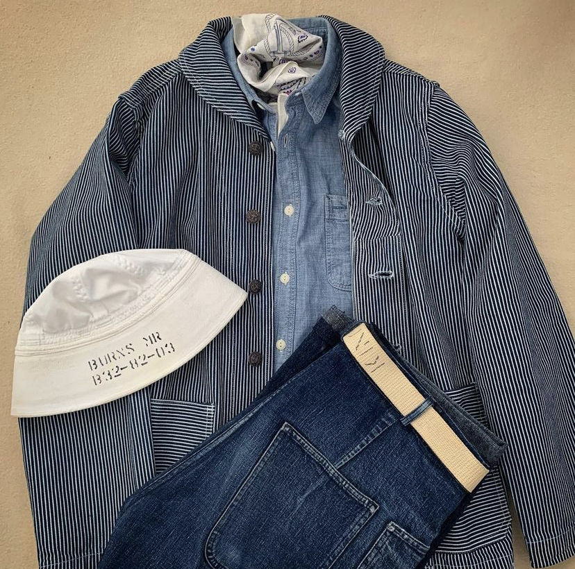 Customer photo review of 1922 USN 2nd Denim Coverall Utility Jacket