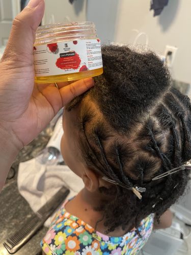 Customer photo review of Braids, Loc & Twist Firm Hold Pomade | 4 oz