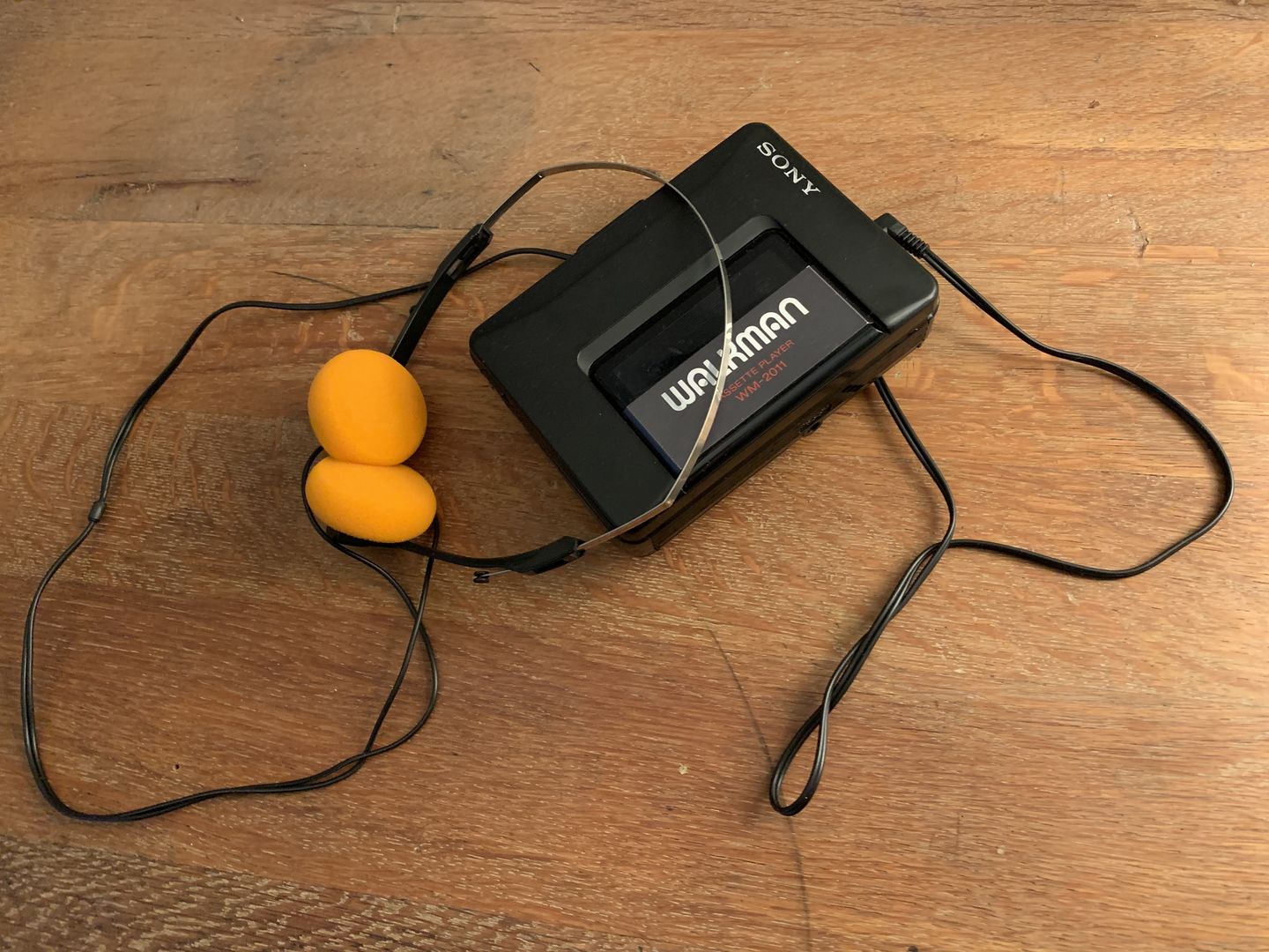 Customer photo review of Sony Walkman WM-2011 Portable Cassette Player