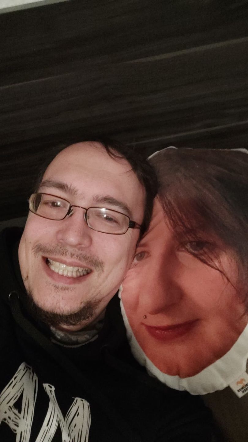 Customer photo review of Personalisiertes Gesichterkissen