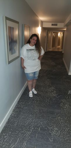 Customer photo review of 🇩🇴 Dominican (Republic) Mixed With "Merengue & La Bandera" T-Shirt 🇩🇴