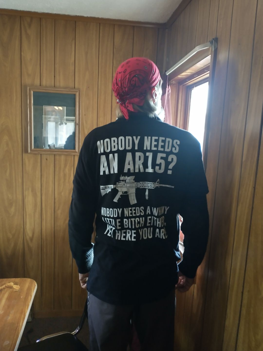 Customer photo review of Nobody Needs An AR15?