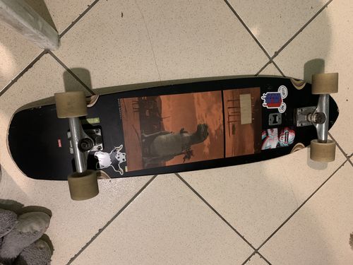 Customer photo review of Globe Blazer XL 36" High Road Kicktail Longboard Cruiser