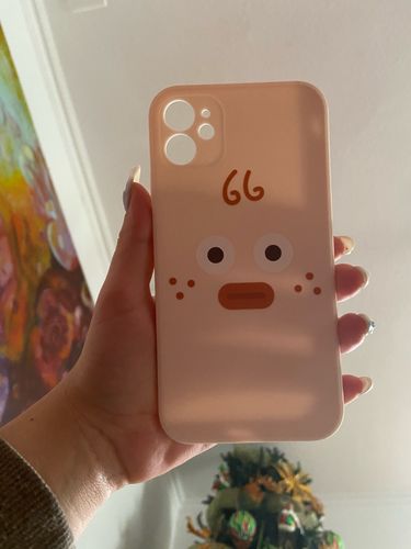 Customer photo review of Cute Animal Duck iPhone Case