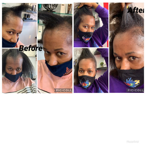Customer photo review of Nae Nae's 9oz Hair Boost Special