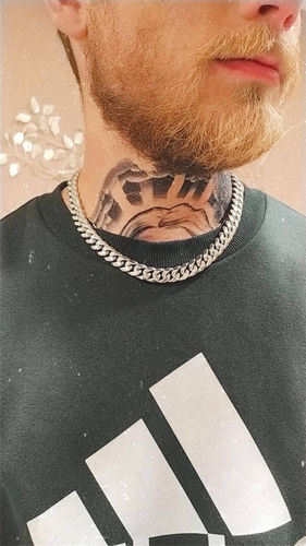 Customer photo review of Collana Miami - Oro Bianco 12mm