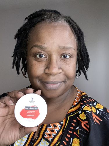 Customer photo review of Locs & Natural Hair Styling Box