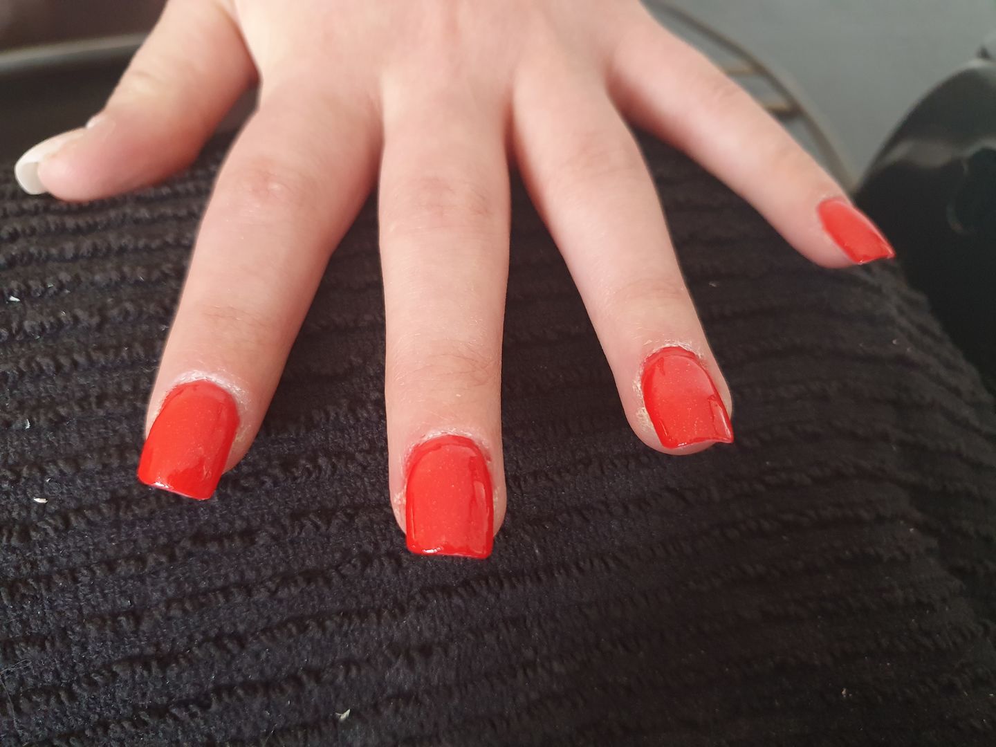 Customer photo review of Semilac Top No Wipe Sparkle Diamond UV Gel 7 ml