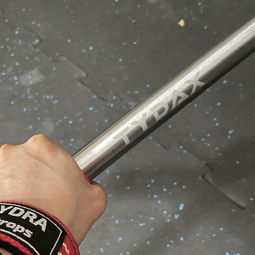 Customer photo review of Tydax Olympic Bar - 20kg Competition Chrome Barbell