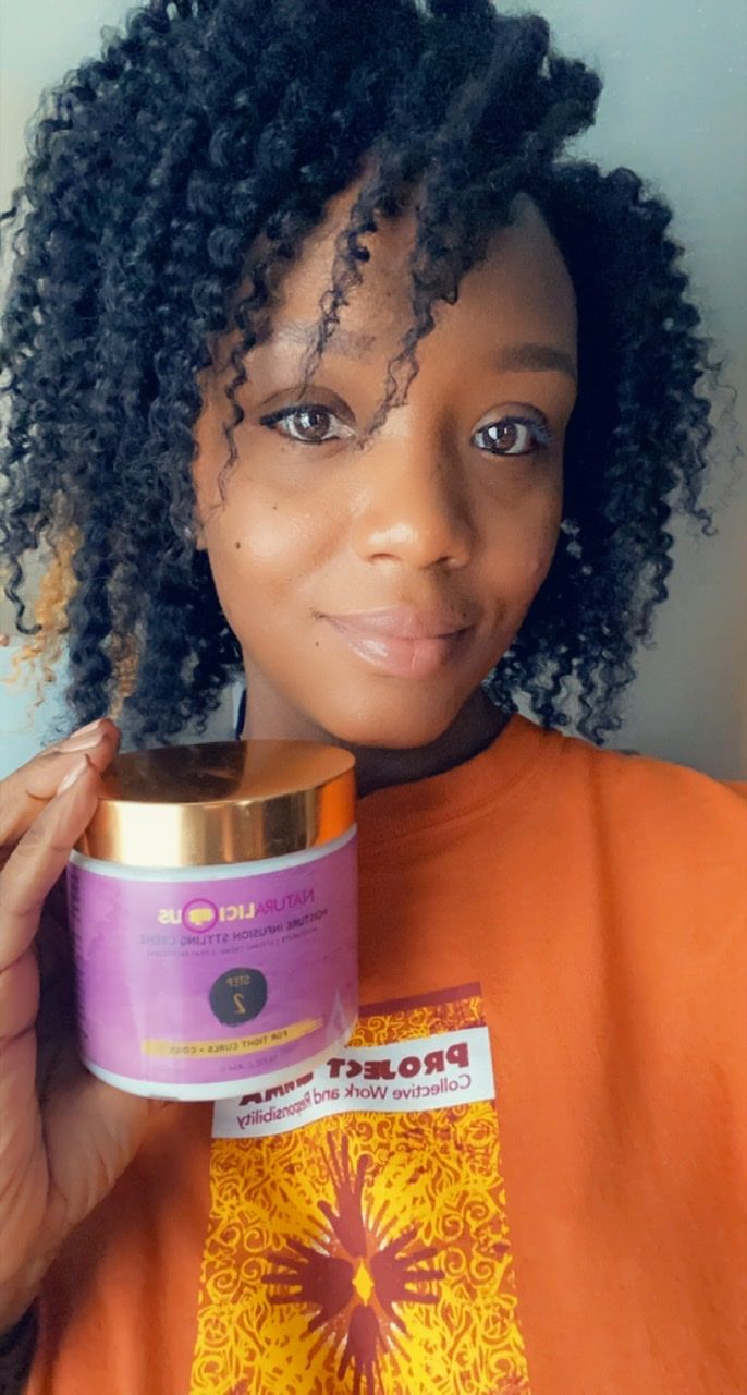 Customer photo review of Step 2: Moisture Infusion Styling Creme (For Tight Curls)