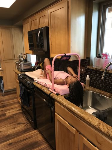 Customer photo review of Shampoo Mat Deluxe